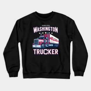 Washington Trucker Crewneck Sweatshirt